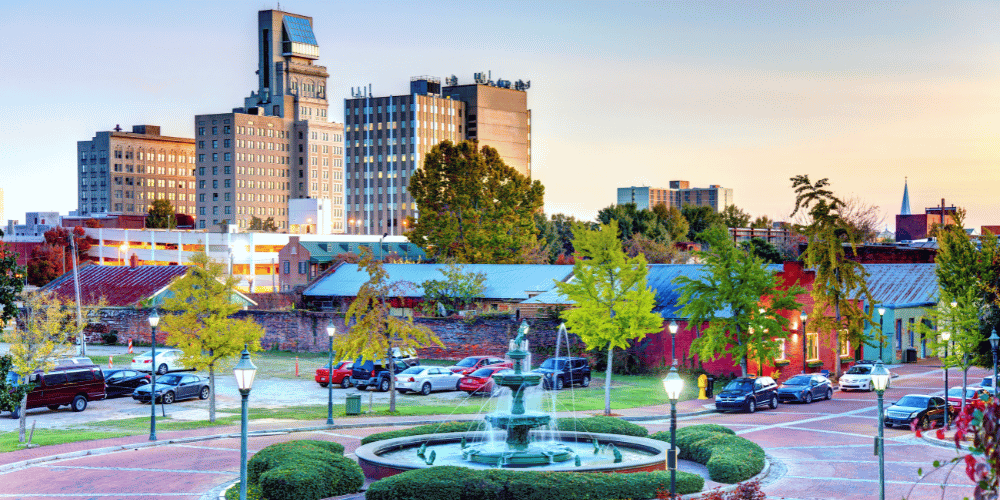 View of Augusta, GA skyline