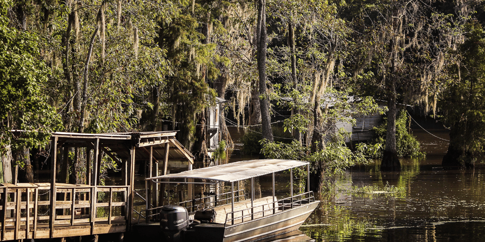 Bayou in Houma, Louisiana